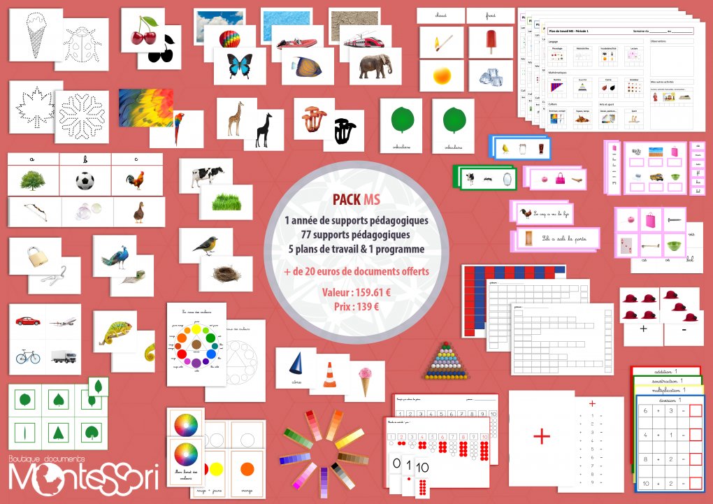 Activités Montessori à imprimer  Montessori, Éducation, Activités  montessori
