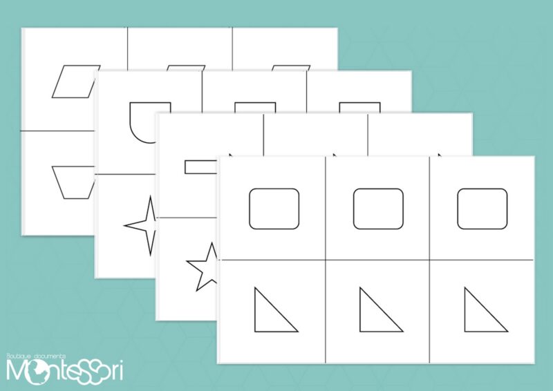 Collage formes géométriques