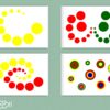 Figures cylindres de couleurs 1