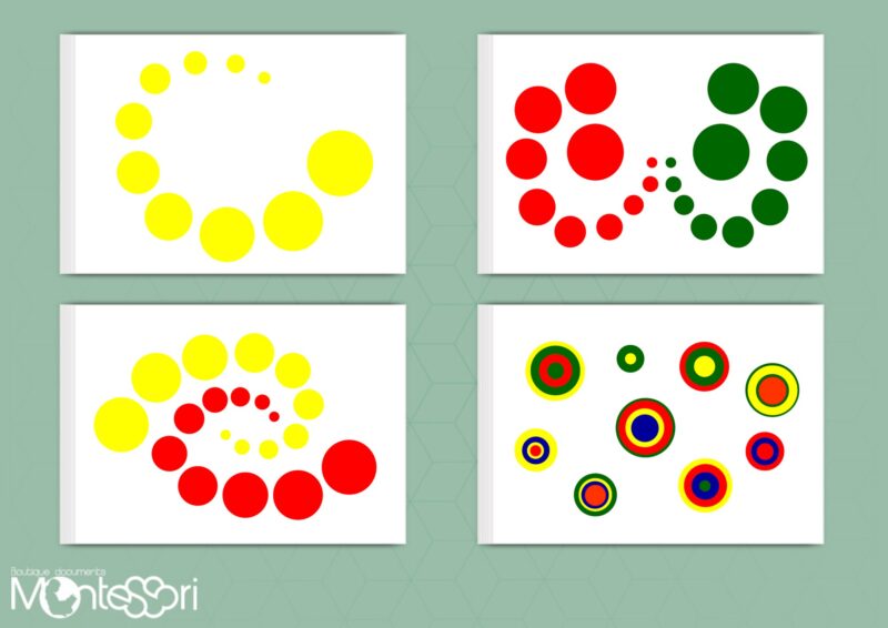 Figures cylindres de couleurs 1