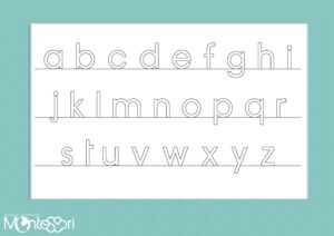 Lettres rugueuses scripts