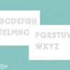 Lettres rugueuses capitales scripts