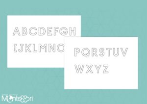 Lettres rugueuses capitales scripts