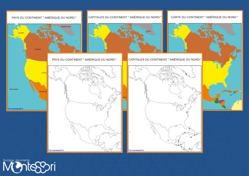 Continent Amérique du Nord