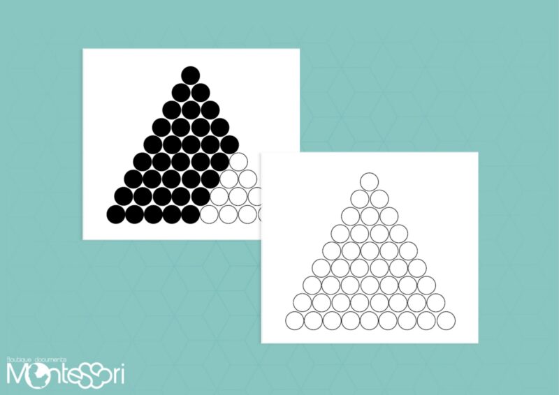 Pyramide noire & blanche