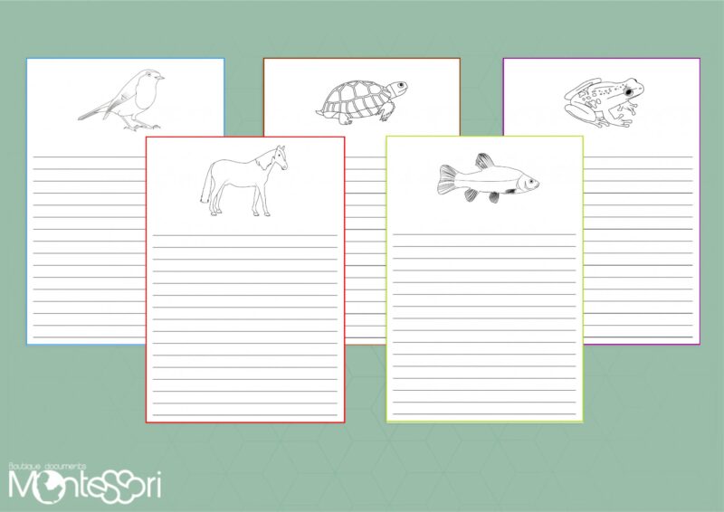 Rédaction de textes - classes animales