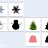 Cartes ombre hiver