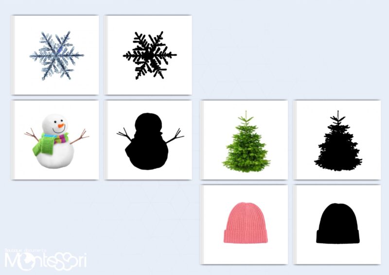 Cartes ombre hiver