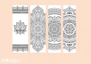 Marque-pages Mandala à colorier