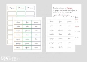 Les groupes de verbes & infinitif des verbes