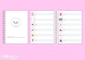 Cahier d'écriture série rose