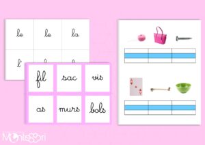 Articles définis série rose