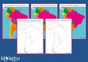 Continent Amérique du Sud
