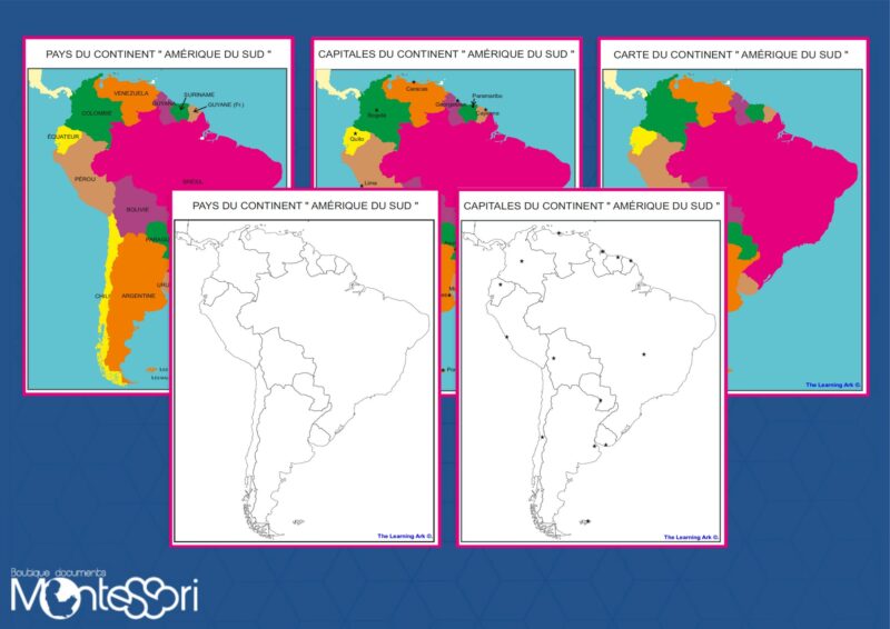 Continent Amérique du Sud