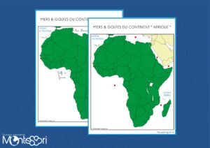 Mers & golfes du continent Afrique