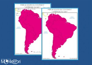Mers & golfes du continent Amérique du Sud