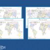 Cartes des océans & mers du monde