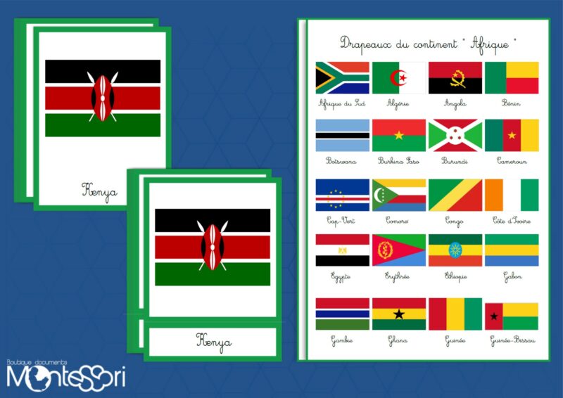Images classifiées drapeaux Afrique