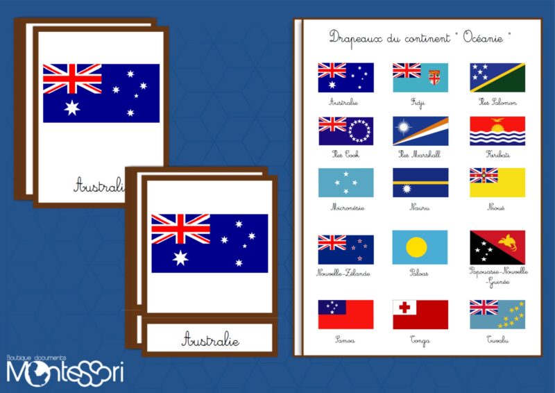 Images classifiées drapeaux Océanie