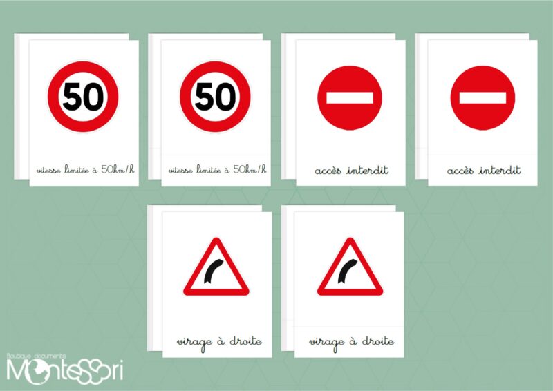 Images classifiées panneaux de signalisation