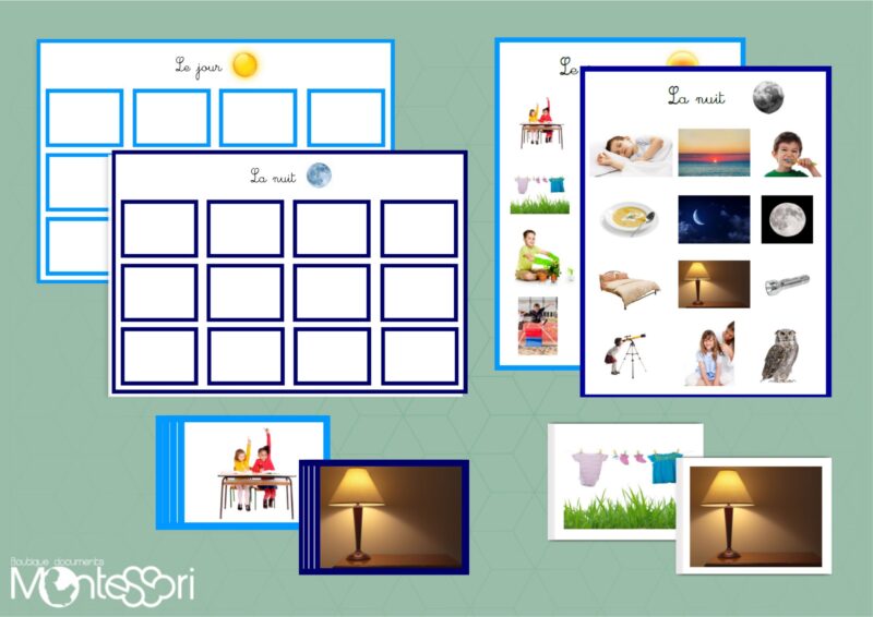 Planches de jeu jour & nuit