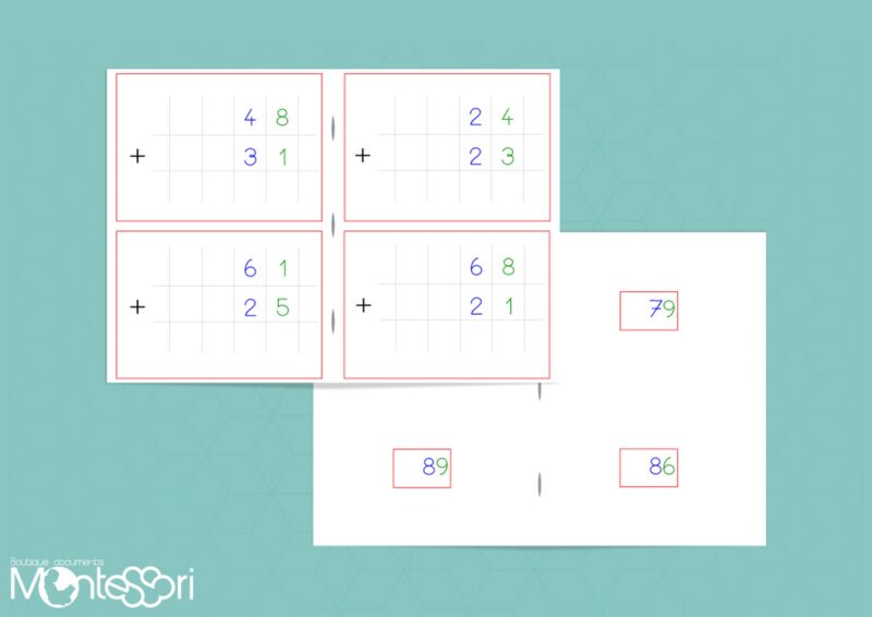 Cartes addition