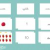 Cartes quantité, symbole & écriture