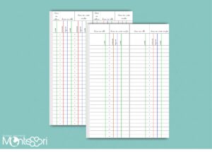 Papier d'annotations petit & grand boulier