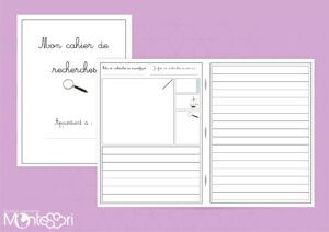Livret de recherches scientifiques