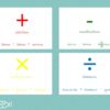 Vocabulaire 4 opérations