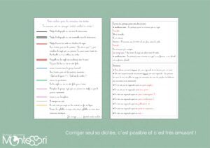 Correction autonome des dictées