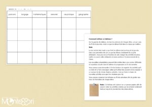 Registre des activités 3-6 & 6-9 ans