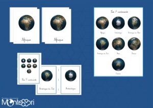 Images classifiées 7 continents - image satellite