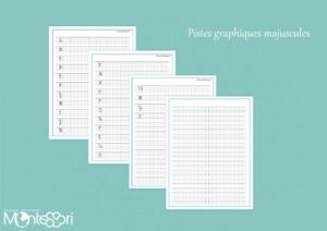 Pistes graphiques majuscules - CE1