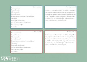 Textes de ponctuation - Cursive
