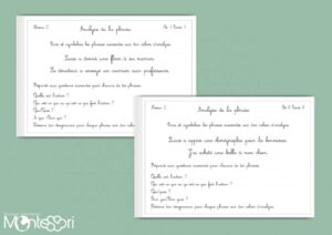 Niveau 2 - Analyse de la phrase - Script