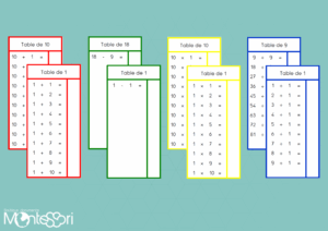Livrets addition, soustraction, multiplication, division - Tables à trous