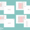 Cartes table à trous multiplication