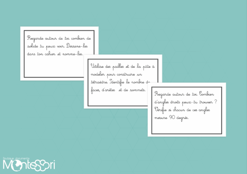 Cartes commandes géométrie