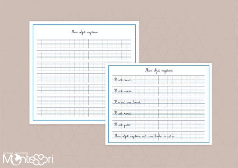 Rédaction & objet mystère