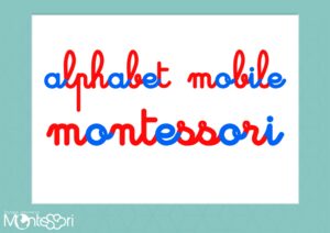 Grand alphabet mobile cursive