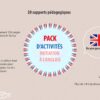 Pack d'activités Initiation à l'anglais