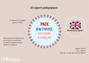 Pack d'activités Initiation à l'anglais