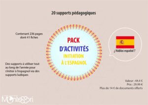 Pack d'activités Initiation à l'espagnol