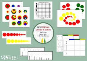 Pack cylindres de couleurs