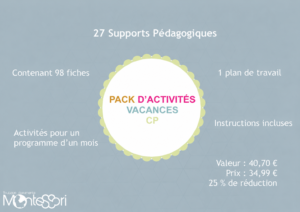 Pack d'activités vacances CP