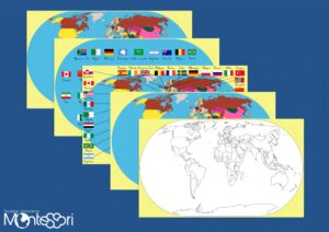 Carte du monde - Belgique