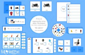 Pack Série bleue Montessori