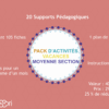 Pack d'activités vacances Moyenne section