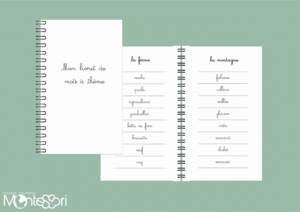 Livret mots à thème - Script